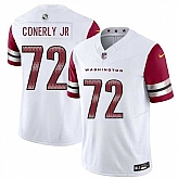 Men & Women & Youth Washington Commanders #72 Josh Conerly Jr White 2025 Draft F.U.S.E. Vapor Limited Stitched Jersey,baseball caps,new era cap wholesale,wholesale hats